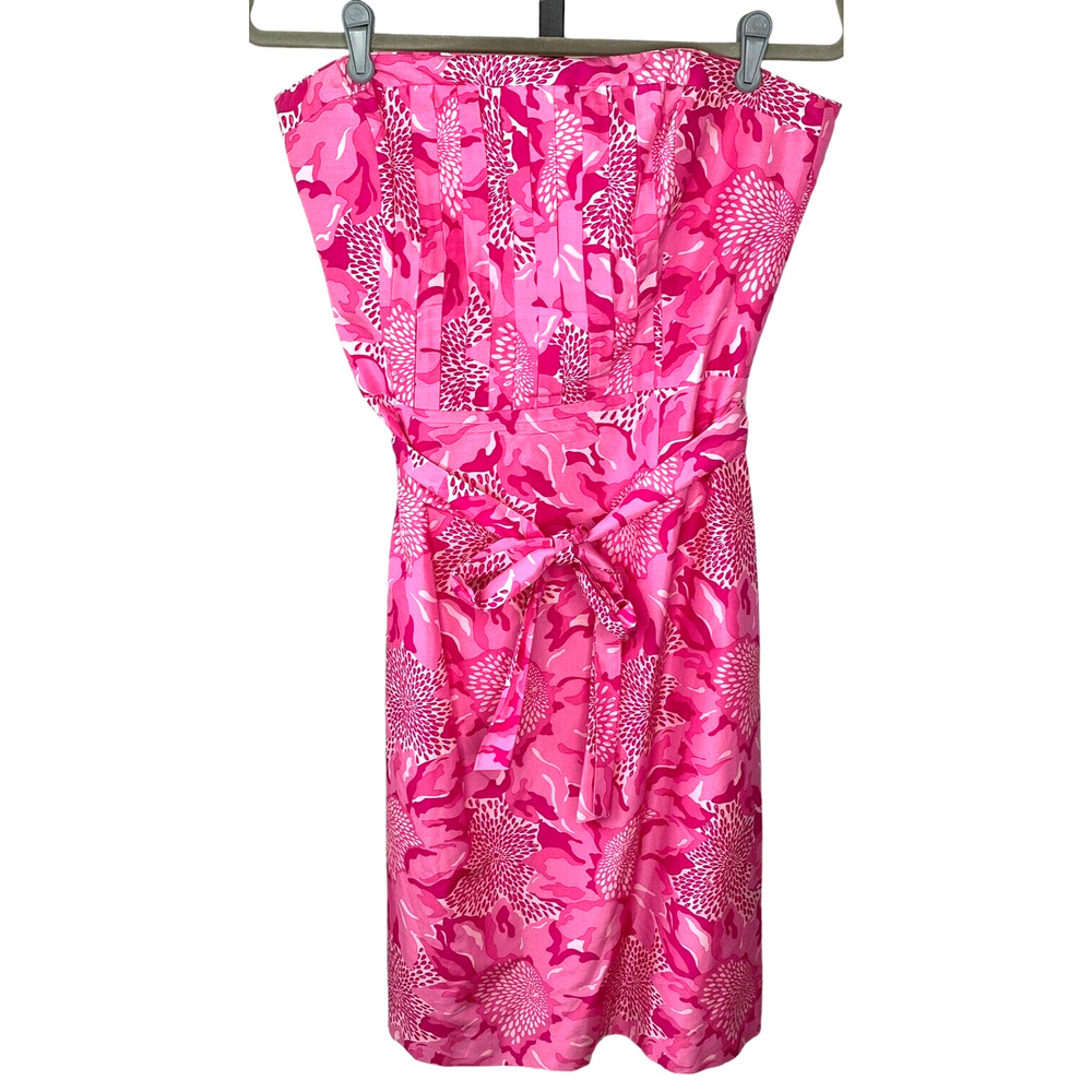 Lilly Pulitzer Pink Strapless Dress